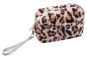 Косметичка плюшевая Леопардовый принт (18х8) (12-11957А-202411-B12) 3076691