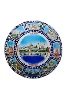 Тарелка К8 керам. D20 "Москва.Панорама" (088-20K8-17)