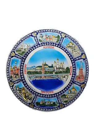 Тарелка К8 керам. D20 "Москва.Панорама" (088-20K8-17) 2388533