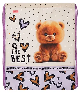 Мешок для сменной обуви "Пушистый мишка" 33 х 42 см, 1 отделение 3079970