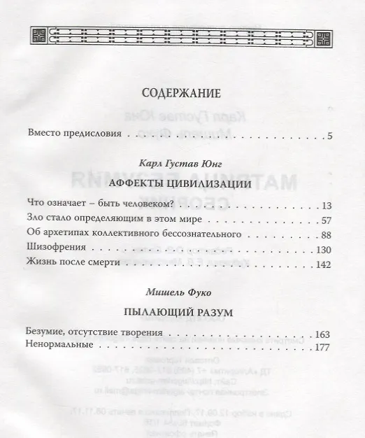 Книга Матрица безумия ( сборник) (Мишель Фуко, Карл Юнг) — 2