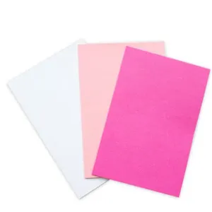 Набор заготовок д/открыток 10*15см, текстур.3шт: Молочный/Розовый/Фуксия SCB201315