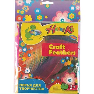 Набор декоративных перьев (83862) (3+) (упаковка)