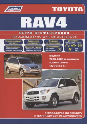 Toyota RAV4. Модели 2000-2005 гг. выпуска с двигателем 1AZ-FE (2,0 л.) — 2864302 — 1