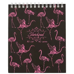 Скетчбук «Фламинго», 60 листов, А6