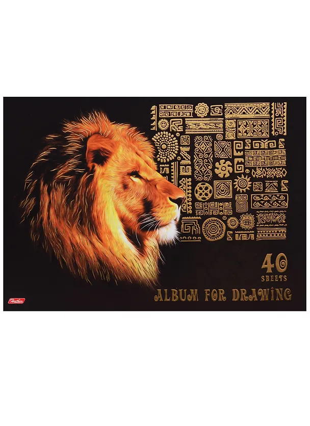 Альбом для рисования «King lion» Hatber А4, 40 листов, в ассортименте 245656 — 3