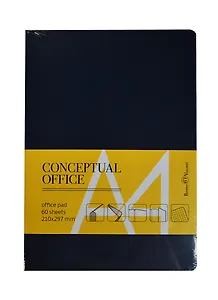 Тетрадь в клетку Альт, Conceptual Office, А4, 60 листов, синяя
