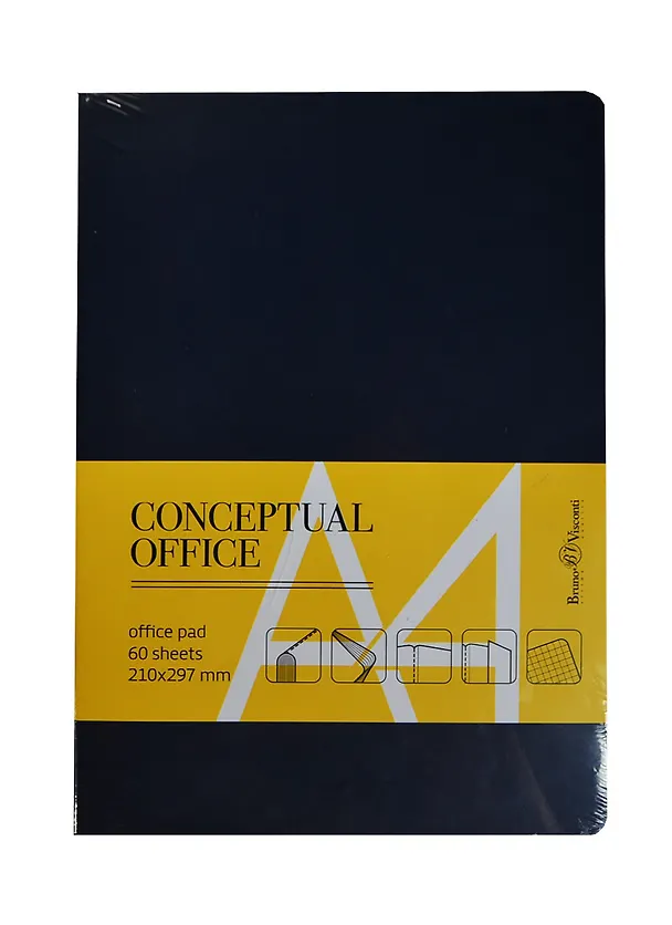 Тетрадь общая «Conceptual office», 60 листов в клетку, А4 - Альт 232950 — 1