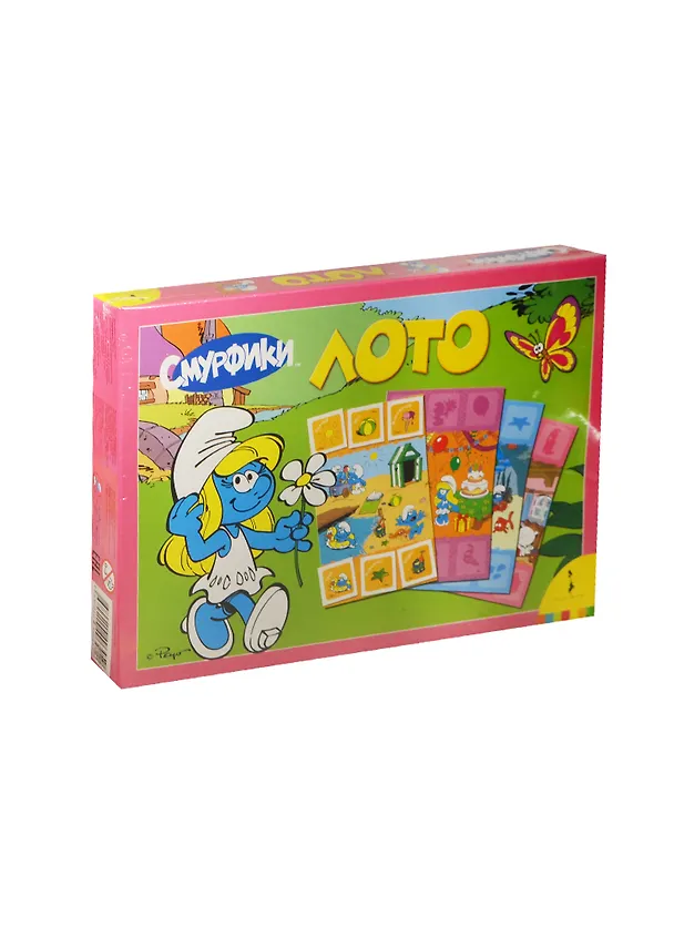 НИ Смурфики Лото (Смурфетта) (4680010496459) (19724) (3+) (коробка) 2451303 — 1