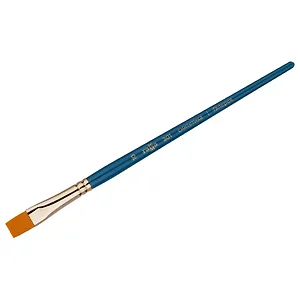 Кисть художественная №10 "Галерея", синтетика, плоская, короткая ручка, Гамма