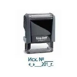 Штамп стандартный TRODAT/ТРОДАТ ИСХ. №" 38*14"