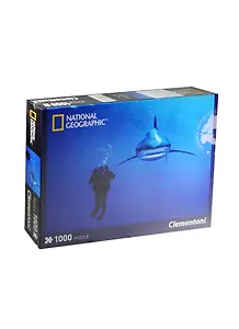 Пазл 1000К 39303 Clementoni National Ceocraphic Дайвинг в Карибском море (69х50см) (коробка)