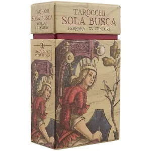 Таро Аввалон, Tarocchi Sola Busca (78 карт + инстукц.) (коробка) (англ., итал., испан., порт., франц., кит. Яз.)