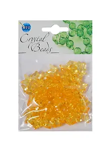 Набор бусин Кристальная игра Бабочки желтые (CRP103) (упаковка)