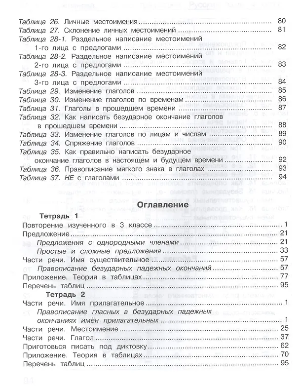 Книга Школа грамотеев. Русский язык. 4 класс. Рабочая тетрадь. В 2-х частях. Часть 1. ФГОС (Маргарита Корепанова) — 3
