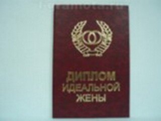 Диплом идеальной жены (AE0000235) (Мастер) 2304840 — 1