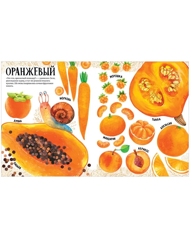 Книга Приключения улитки Элли в мире фруктов и овощей (2-4 года) (Ольга Константиновская) — 4