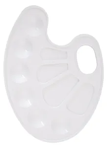 Палитра овальная, белая