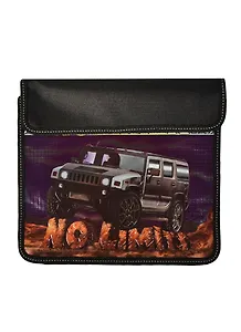 Папка для тетрадей А5 2отд. "Хаммер" клапан на липучке, лам.картон, метал, объемн.тиснение, Канцбург