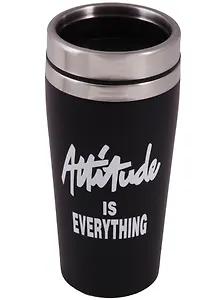 Термостакан Attitude 400мл (пластик) 12-06646-black 2