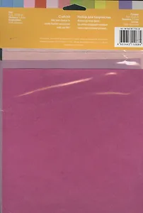 Набор листового фетра (FTN1-28) (4шт) (20х30см) (1,0мм) (упаковка)