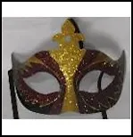 Карнавальная маска "Летучая мышь" (22539) (с атласной лентой) (Феникс-Презент)