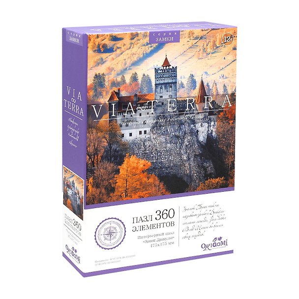 Пазл Via-Terra "Замок Дракулы", 360 элементов 2972857 — 1