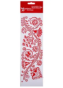 Трафарет Barocci ПВХ многоразовый 10х32см Б-075