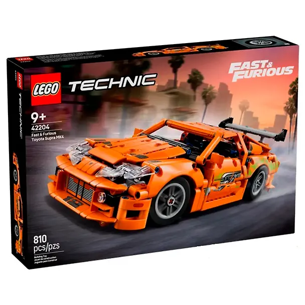 42204 Конструктор детский LEGO Technic Форсаж: Тойота Супра MK4, 810 деталей, возраст 9+ 3169409 — 2