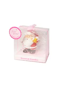 Свеча Дед Мороз с колокольчиком (5см) (ПВХ бокс)