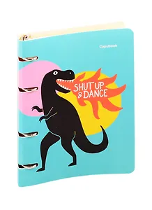 Тетрадь на кольцах в клетку Listoff, "Cute & Funny. Дизайн 13", 100 листов