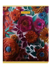 Тетрадь в клетку ПЗБМ, "Бумажные цветы", 48 листов