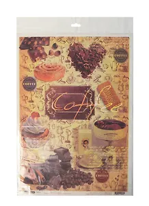 Рисовая бумага для декупажа Craft Premier Кофе с шоколадом (28,2х38,4см) (25 г/м)