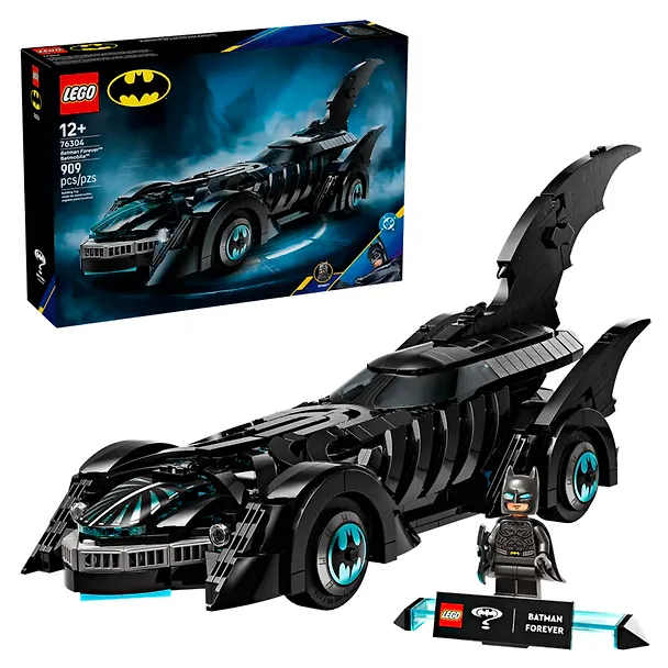 76304 Конструктор детский LEGO DC Бэтмен навсегда: Бэтмобиль, 909 деталей, возраст 12+ 3169386 — 1