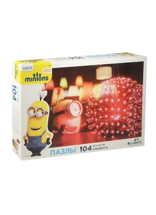 Паззл Оригами 104эл 22*33см Серия Minions 01694 2481251 — 1