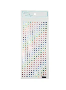 Наклейка Голография страз Радуга (132944) (17х7,5см) (упаковка)