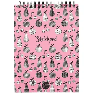 Скетчбук «Фрукты и кактусы», 80 листов, А4