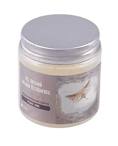 Свеча ароматическая в стеклянной баночке СПб серия Пушистый Петербург Кот Арсений коренной Петербуржец (кофе) (100мл)