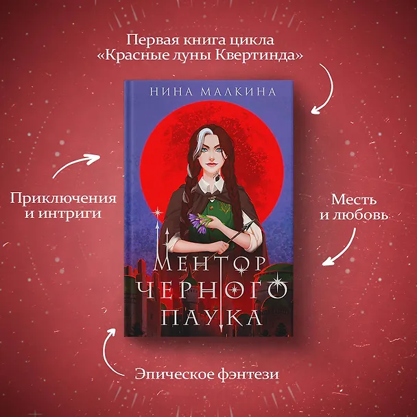 Книга Ментор черного паука (Нина Малкина) — 6