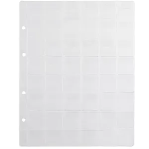 Лист для монет, 48 ячеек, 3.5 х 3 см, А4