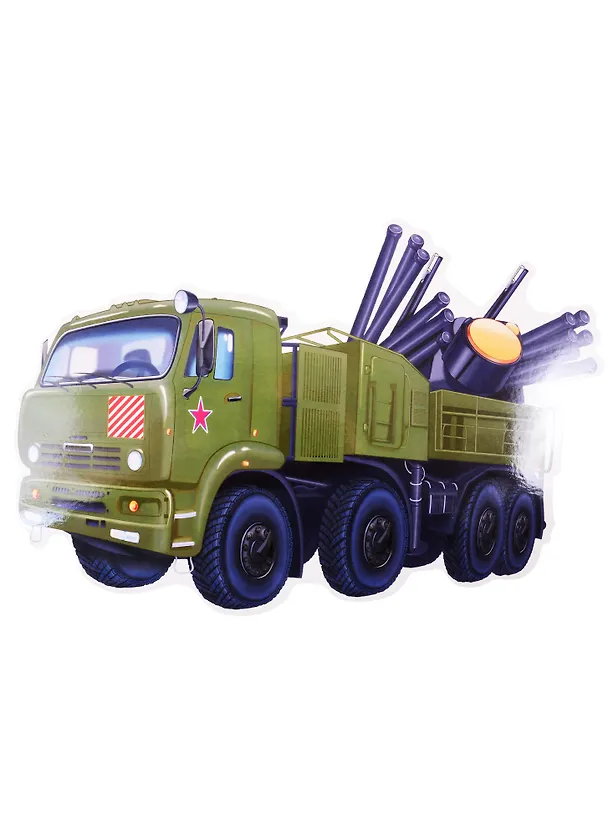 Книга Плакат вырубной "Военная машина Панцирь" () — 1