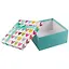 Подарочная коробка «Разноцветные сердечки», 20 х 20 см — 243236 — 2