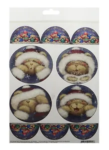 Декупажная карта Веселые мишки (A4) (Karal022)