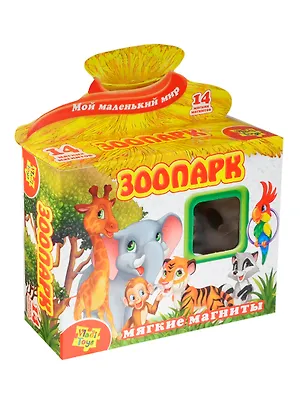 Игровой набор, ТМ Vladi Toys, Игра на магнитах Зоопарк, Мультиколор 2419573