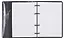 Тетрадь 120л кл. "Thoughts", черный, на кольцах, тиснение фольгой, обл. кож.зам — 3085186 — 2