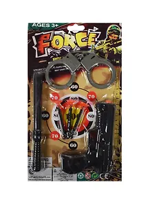 Военный набор с оружием с аксесс. (7770-11) (186135) (3+) (блистер) (в кор. 2х120шт)