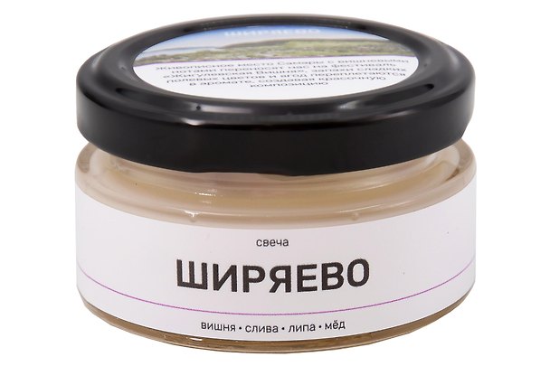 Свеча ароматическая Ширяево (Вишня,Слива,Липа,Мед) (50мл) (Самара) (Сш1) 3153887 — 1