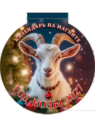 Календарь 2027г 140*148 "Год Козы. Вид 1" на магните 3169755