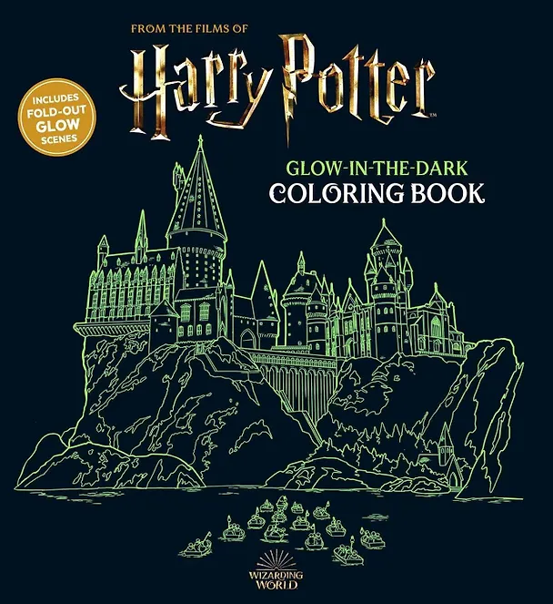 Книга Harry Potter Glow in the Dark Coloring Book Гарри Поттер Светящаяся раскраска () — 2