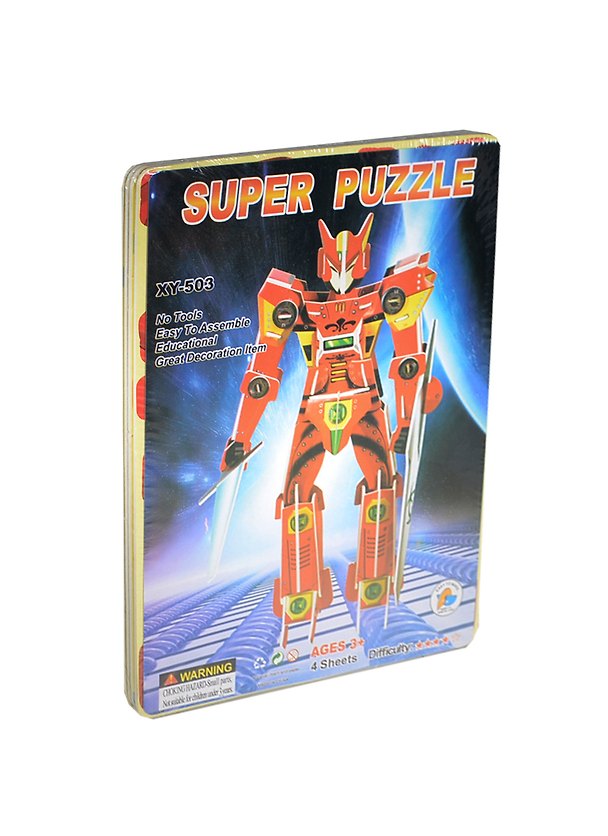 Конструктор 3D Супер робот (XY-503) (124372) (Super Puzzle) (3+) 2420319 — 1